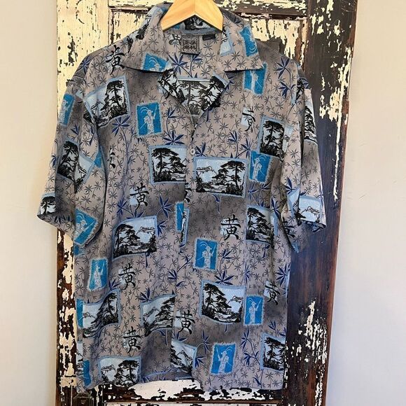 Men’s EUC Authentic Shaolin Button down. Size Medium. - Picture 1 of 9